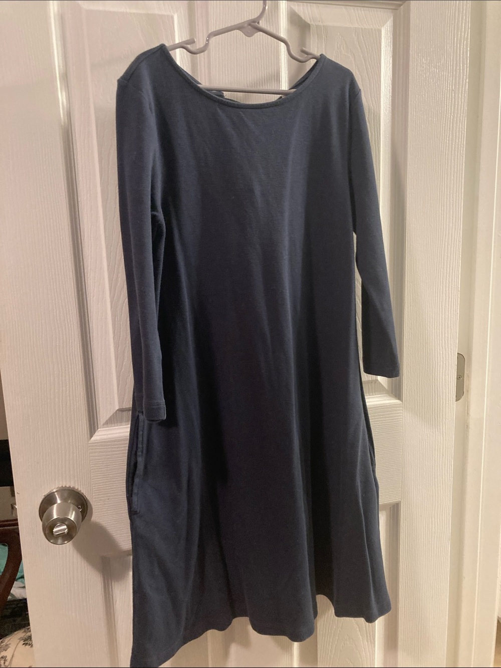 EUC Caslon Navy Shift Dress